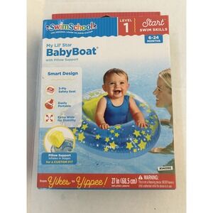 Pool Boat Baby Toddler 6 To 24 Months Pillow Level 1 Swim‎ School New Blow Up